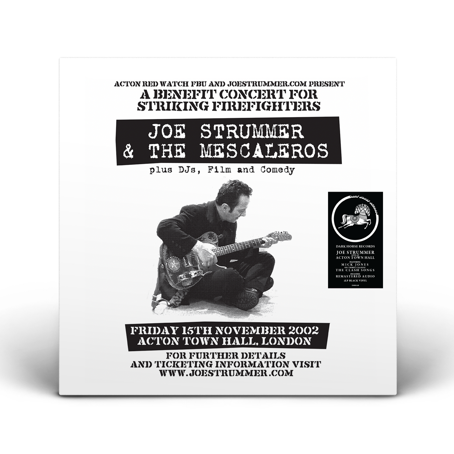 Joe Strummer - Live At Acton Town Hall - Black Vinyl 2LP