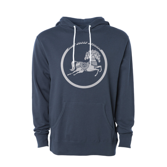 Dark Horse Records Blue Pullover Hooded Sweatshirt