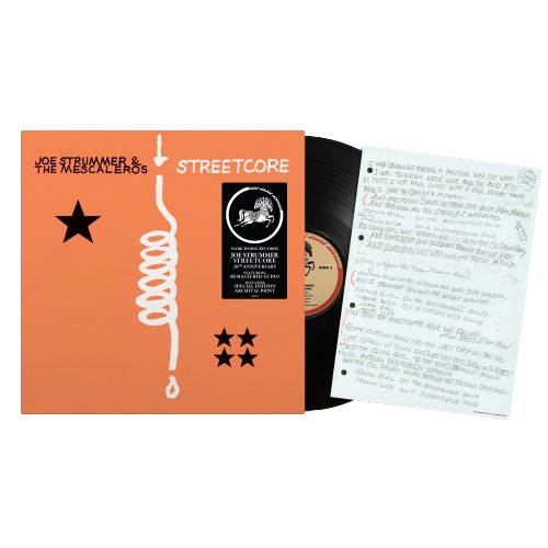 Joe Strummer - Streetcore - 20th Anniversary Vinyl w/Coma Girl Lyric Art Print