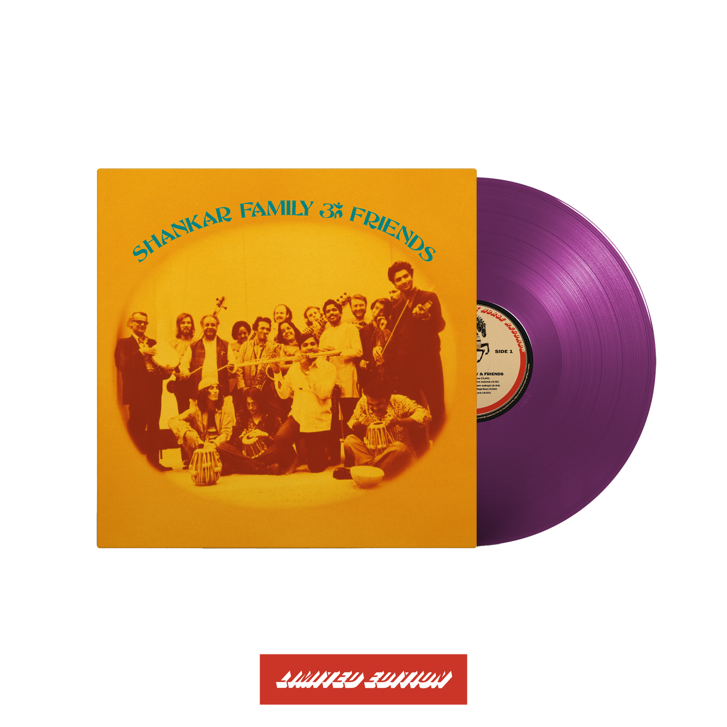 Ravi Shankar - Shankar Family & Friends - Orchid Color Vinyl LP